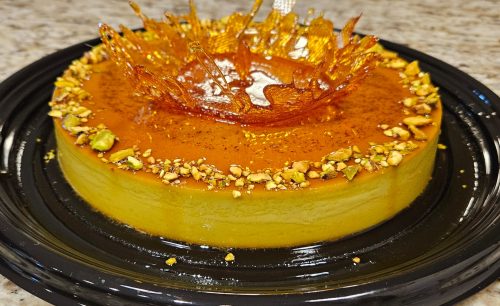 flan pistacho